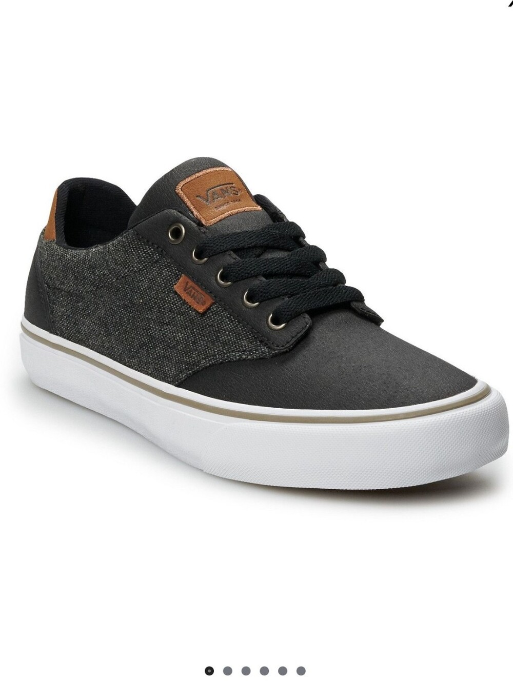 Vans Atwood DX Black Daschund Mens Skate Shoe Sz 11